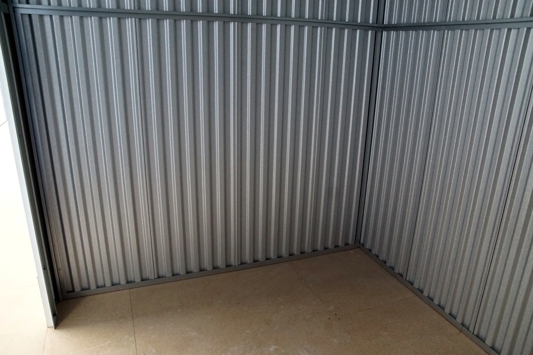 Intérieur d’un box de stockage à Aubenas